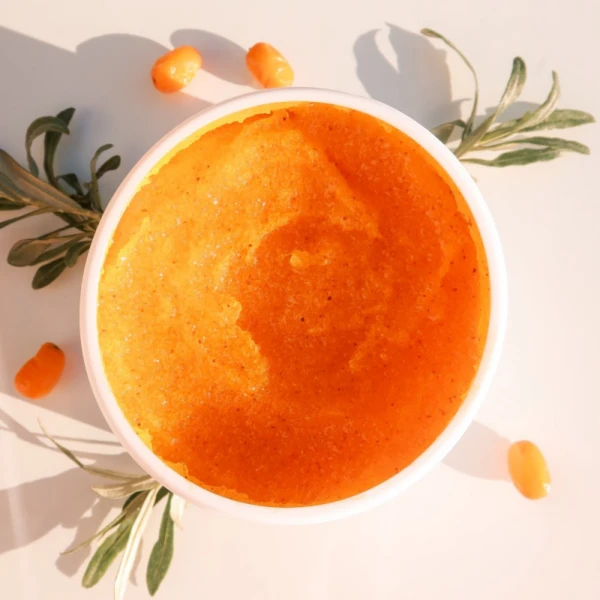 Ķermeņa cukura skrubis Smiltsērkšķis, 350 g, MARENCE, foto 2