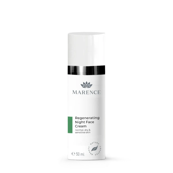 Reģenerējošs nakts sejas krēms normālai, sausai un jutīgai ādai, 50 ml, MARENCE